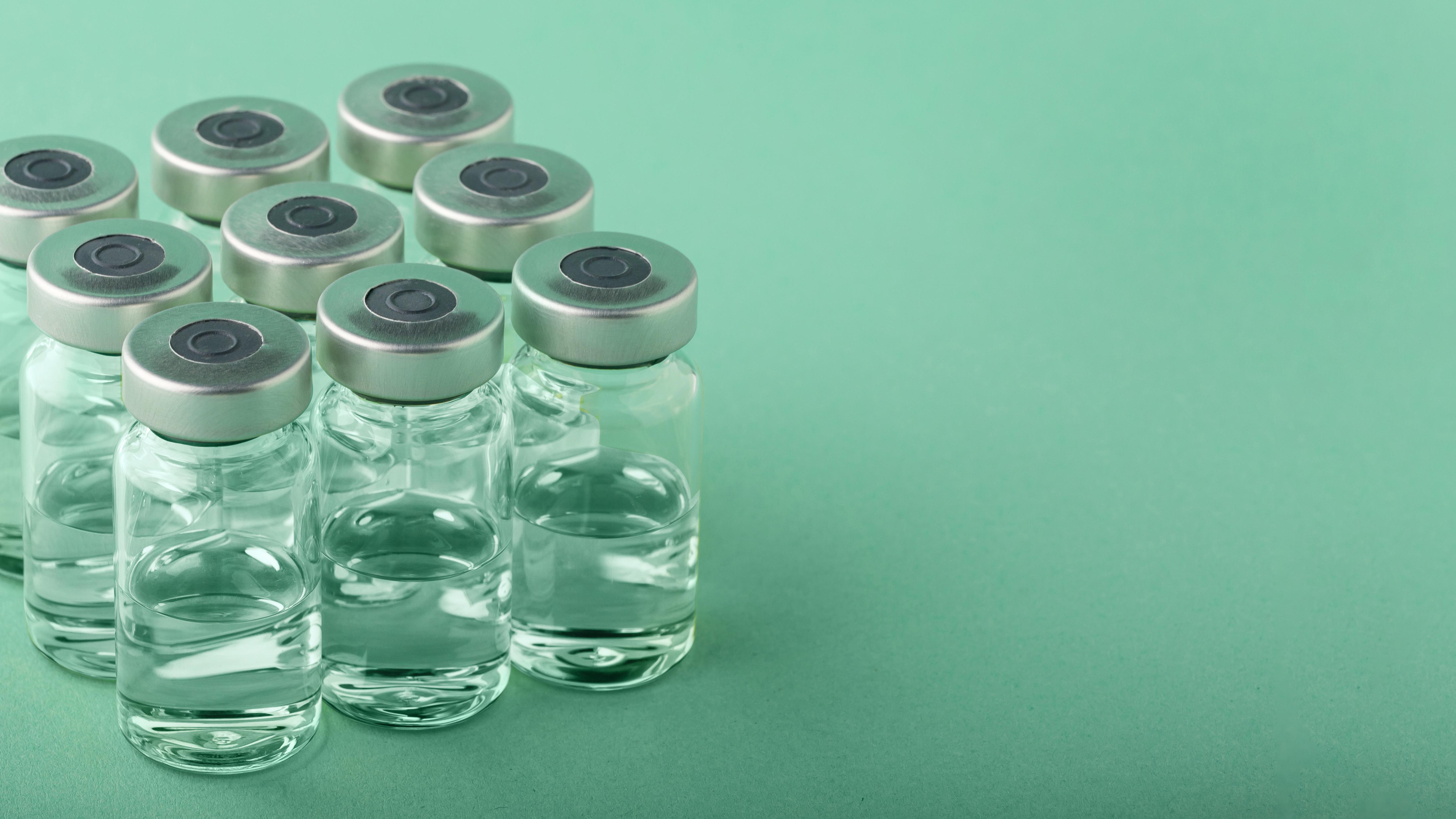 Bacteriostatic water vials